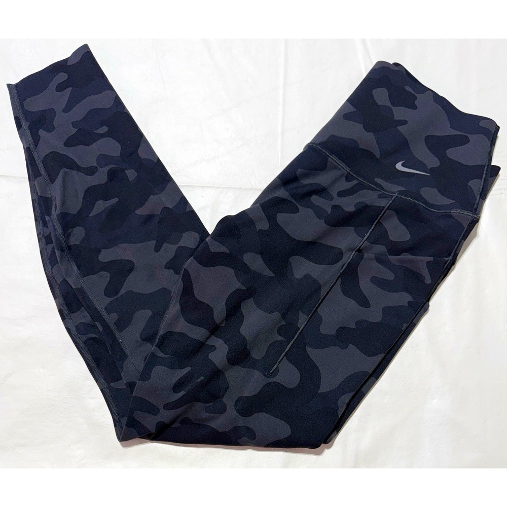 Nike Universa High-Rise Camo Leggings Size Large Pockets